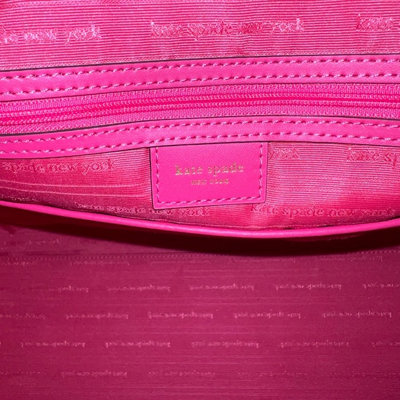 Kate Spade XL flower jacquard pink canvas tote - Picture 7 of 12